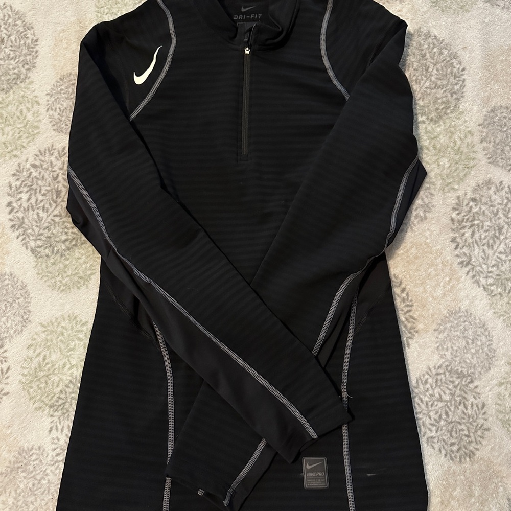Nike Black Long Sleeve Dri-FIT Top